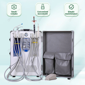 Riunito Dentale Portatile <span class=keywords><strong>Unit</strong></span>à a Turbina Odontoiatrica Portatile con Supporto per Manipolo Riunito Odontoiatrico Portatile - Product Image 2