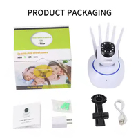 Mini Monitor WiFi para Bebés y Mascotas a Color, con Control Remoto, Gran Angular de 155°, Visión Nocturna, PTZ, Bajo Consumo