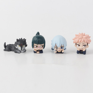 Set de 7 Figuras de PVC de Anime de Jujutsu Kaisen: Geto Suguru, Gojo Satoru, Toji, Yuji <span class=keywords><strong>Nanami</strong></span>, Panda, Yuta, en Posición Acostada - Product Image 3