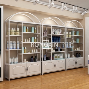 Trung Tâm Mua Sắm Mỹ Phẩm Gondola Kệ Với Led Trang Điểm Chăm Sóc Da Lưu Trữ Giá Beauty Salon Hiển Thị Kệ Nước Hoa Đứng Hiển Thị - Product Image 6