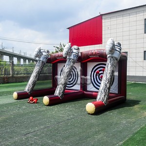 <span class=keywords><strong>Jeu</strong></span> gonflable de maison de rebond <span class=keywords><strong>jeu</strong></span> de lancer de hache gonflable interactif extérieur pour des événements jeux gonflables conçus sur mesure de pk - Product Image 2