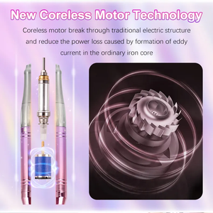 Fabricant de Ponceuse à Ongles 2025 Professionnelle 35000 Tr/Min Rechargeable 45W avec Grand Écran, le Choix des Prothésistes Ongulaires - Product Image 5