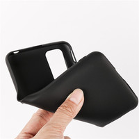 Mokisi casing ponsel kualitas tinggi TPU Matte hitam casing pelindung untuk Vivo Y15S 2021 Y15A IQOO3 8 X70 Pro