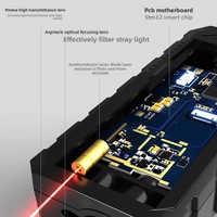 Télémètre laser Dongcheng DFF07-50, règle électronique, instrument de mesure infrarouge portable, télémètre laser haute précision
