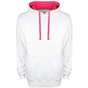 Sweat-shirts d'hiver personnalisés en molleton 100% coton pour hommes et femmes, coupe-vent, doublure contrastée, imprimé avec cordon de serrage personnalisé, col à capuche - Product Image 1
