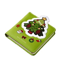 Carnet de Noël carré, bloc-notes vierge pour dessin, motif Père Noël et sapin de Noël, créatif, portable, nouveau style, cadeau