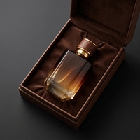 Nouveau design – Flacon de parfum carré personnalisable en verre dégradé avec bouchon pompe, capacités 30 ml, 50 ml, 100 ml, pulvérisateur scellé imprimé