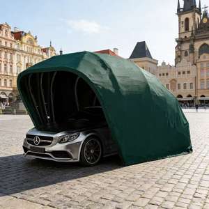 Cochera Plegable y Portátil, <span class=keywords><strong>Toldo</strong></span> para Automóvil con Diseño Resistente al Viento para Estacionamiento - Product Image 1