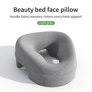 หมอนรองหน้าถักแบบสั่งทำจากโรงงาน  วัสดุเมมโมรี่โฟมความหนาแน่นสูง สำหรับร้านเสริมสวยหรืองีบหลับในออฟฟิศ ถอดซักได้ - Product Image 6