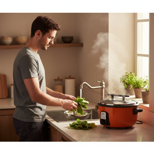 Cuisinière <span class=keywords><strong>à</strong></span> <span class=keywords><strong>riz</strong></span> électrique portable multifonctionnelle en alliage d'aluminium de <span class=keywords><strong>grande</strong></span> <span class=keywords><strong>capacité</strong></span> 3,6 L pour usage commercial - Product Image 2