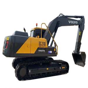 Máquina Excavadora Volvo Original de Segunda Mano, Excavadoras Volvo EC210 de 21 Toneladas, Excavadora Volvo Usada - Product Image 1
