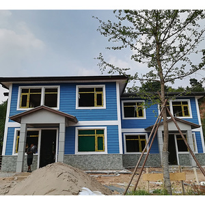 Villa préfabriquée moderne en acier léger de luxe à faible coût, plan de maison esthétique avec chambre pour usage de bureau - Product Image 6