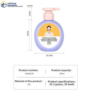 Botella de Plástico PET <span class=keywords><strong>Violeta</strong></span> de 250 ml Personalizada para Desinfectante de Manos, Loción Corporal, Gel de Ducha, Mascarilla Facial, Pestañas Postizas, Envase con Bomba de Presión - Product Image 5