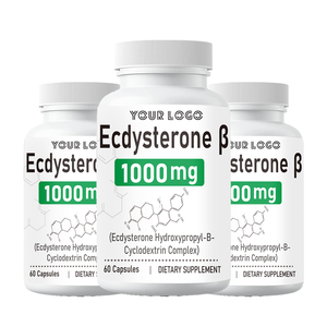 Fournisseur d'usine OEM, étiquette privée, capsules de bêta-ecdystérone, compléments alimentaires, améliorent la force musculaire, 60 capsules - Product Image 2