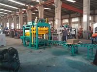 QTJ4-25 Prix d'usine Chine Machine automatique de fabrication de briques creuses, de pavés et de blocs pleins en béton et ciment, fabricant avec environ 20 ans d'expérience
