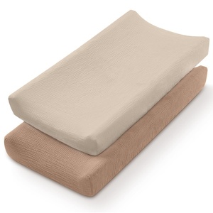 Housse de lit bébé ajustée personnalisée en coton biologique tissé à motif imprimé dessin animé pour nouveau-né et nourrisson, toutes saisons - Product Image 4