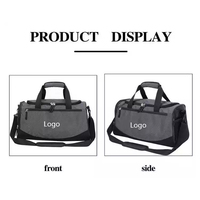 Sac de sport imperméable en polyester, sac de voyage de grande capacité pour le week-end, le fitness et les loisirs, sac de sport pour le train