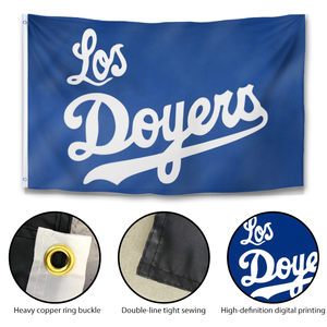Bandera <span class=keywords><strong>de</strong></span> <span class=keywords><strong>Los</strong></span> Angeles Dodgers <span class=keywords><strong>Los</strong></span> Doyers <span class=keywords><strong>de</strong></span> 3x5 pies, Bandera <span class=keywords><strong>de</strong></span> Poliéster <span class=keywords><strong>de</strong></span> Doble Cara para Exteriores para Fanáticos del Béisbol <span class=keywords><strong>de</strong></span> la MLB, Decoración para Cuarto <span class=keywords><strong>de</strong></span> Hombre - Product Image 3