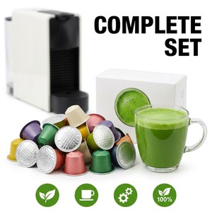 Cápsulas de Té Verde Matcha Orgánico en Polvo Instantáneo de Grado Premium, OEM/Venta al por Mayor, Empaque en Lata, Muestras Gratis a Bajo Precio - Product Image 2