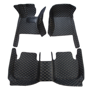 Alfombrillas de Coche Personalizadas de Cuero 5D de 5 mm de Grosor para <span class=keywords><strong>Audi</strong></span> A3 A4 A5 A6 A7 <span class=keywords><strong>A8</strong></span> Q5 Q7, Impermeables, para Todo Tipo de Clima, Juego de 4 Piezas, Logotipo OEM de Lujo - Product Image 1