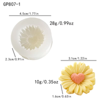 Early Riser Demoulding Daisy Flower Silikonform DIY Aromatherapie Kerze Gips Expandierstein Schokolade Backform