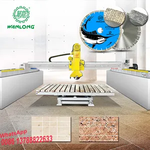 PLC600 Wanlong laser cutting machine bridge cutting saw cuts granite marble 3200x2000mm