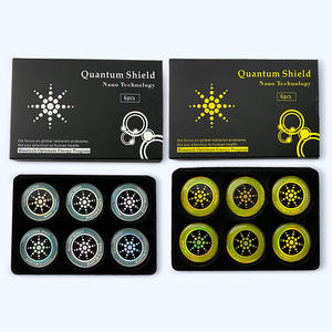 6 pièces <span class=keywords><strong>Anti</strong></span> Radiazioni Quantum Shield autocollants de protection contre les radiations pour téléphones portables autocollant d'harmonisation circulaire - Product Image 3