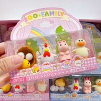 Gommes à effacer créatives en forme de nourriture, en caoutchouc, promotionnelles, pour étudiants - Plusieurs thèmes mignons pour cadeaux et papeterie