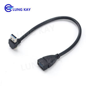 Cable de Extensión LUNG KAY de 90 Grados AM AF M/F, Cable de Extensión USB3.0 para Transferencia de Datos y Sincronización para Impresora y Cámara - Product Image 1
