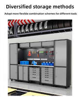 Armoire à outils en acier robuste personnalisable, 7 tiroirs, capacité de charge de 1000 kg, garantie de 5 ans, ateliers de réparation modernes, hôtels, extérieur