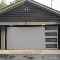 Kit de matériaux de construction pour garage avec structure en acier, abri préfabriqué pour voiture et porte sectionnelle