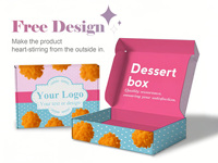 Cajas de Embalaje de Papel para Pasteles, Galletas, Pan, Donuts y Macarons, con Diseño Personalizado, Logotipo, Impresión de Grado Alimenticio y Ecológicas
