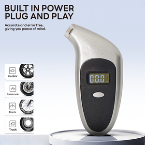 Richtek kỹ thuật số đo áp suất lốp với LED iigh 3 - 100 PSI/kPa/bar chính xác áp suất lốp Tester cho xe - Product Image 4