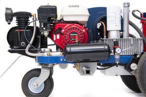 Machine automatique PT-200AT de marquage routier pour les parkings utilisés mais en <span class=keywords><strong>bon</strong></span> état avec moteur et moteur certifiés CE - Product Image 4