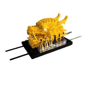 Champagne Stand Bridge 12-Bottle Wine Rack Glowing Foam Dragon Atmospheric Wine Dispenser Bridge Electric Single Color <b>Light</b> - Product Image 5