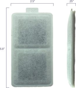 Lot de 6 filtres de rechange pour fontaine à eau pour chat, pour fontaine à eau ultra silencieuse pour animaux de compagnie - Product Image 3