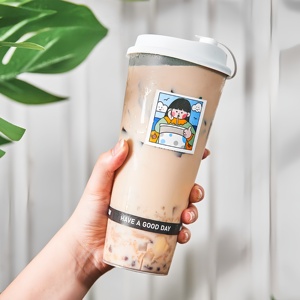 แก้วพลาสติกแบบใช้แล้วทิ้ง PP ขนาด 90 มม. แบบผนังเดียว ใส ขนาด 350 มล. 480 มล. 500 มล. 660 มล. 680 มล. <span class=keywords><strong>ส</strong></span>ำหรับใ<span class=keywords><strong>ส</strong></span>่ชานม กาแฟ น้ำผลไม้ และเครื่องดื่มต่างๆ  รับผลิตตามแบบ - Product Image 6