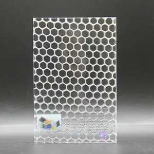 Factory Plexiglass Sheet Honeycomb Acrylic Furniture Decorative Wall Panels Acrylic Sheet