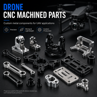 Componentes Mecánicos OEM de Precisión Personalizados en Acero Inoxidable y Aluminio, Mecanizado CNC, Piezas Electrónicas para Drones