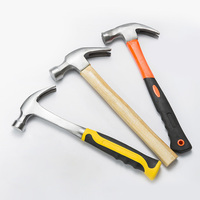 Marteau à griffes en acier au carbone de 0,25 kg, 0,5 kg, 0,75 kg, 1 kg avec manche composite pour le bricolage et la menuiserie