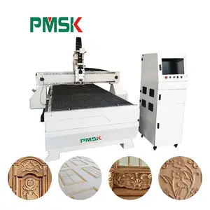 Machine de routeur Cnc PMSK Dsp ou commande par ordinateur, Machine de routeur Cnc en bois 1325 bon marché pour la conception de porte