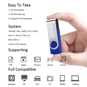 Venta al por mayor de unidades flash USB giratorias de 4GB 8GB 16GB 32GB 64GB 128GB 256GB 512GB 1TB 2TB - Product Image 5