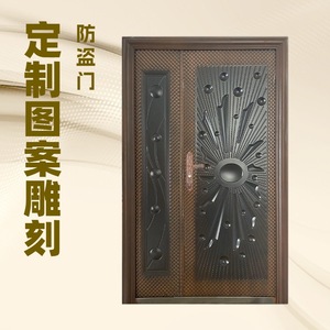 Security Door <b>Iron</b> Material Double Door With Fingerprint Lock Anti Theft Exterior Use Zhejiang Origin SFN 061 - Product Image 5