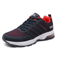 Chaussures de course athlétiques respirantes pour hommes, coussin d'air, marche, entraînement, jogging, baskets de sport tendance