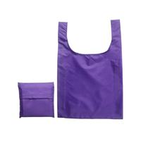 Emballage de transport écologique personnalisé sacs à provisions de recyclage pliables en nylon et polyester portables réutilisables