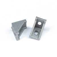 Raccords d'angle en Aluminium 2020, 20x20x17mm, support d'angle pour connecteur, profilé en Aluminium, routeur CNC