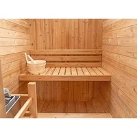 Groupe individuel personnalisé en bois mini sauna vapeur Capsule chambre cabine pour intérieur extérieur