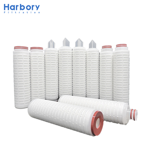 PTFE dòng chảy cao Xếp Li Lọc Cartridge công nghiệp 0.1 0.22 micron lọc chất lỏng Cartridge của Polypropylene - Product Image 2