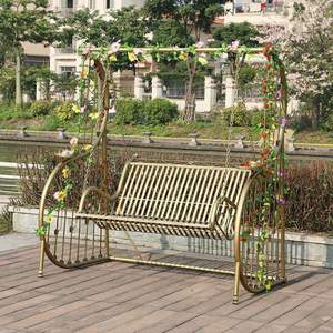 Balançoires d'extérieur, cintres pour balcon, lits suspendus pour cour intérieure, lits doubles et paresseux pour la maison, paniers en rotin pour princesse - Product Image 5