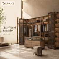 Îlot de dressing sur mesure écologique professionnel pour villa, appartement, chambre à coucher, dressing, rangement et organisation de vêtements